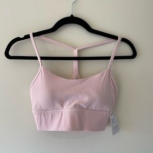 Lululemon light pink sports bra